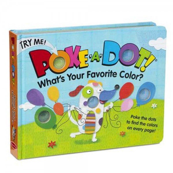 01 MELISSA & DOUG Poke-a-Dot: Favorite Color Activity Board Book