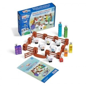 hand2mind MathLink Cubes Activity Set Numberblocks Sheep Farm