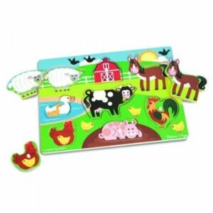 MELISSA & DOUG Farm Peg Puzzle
