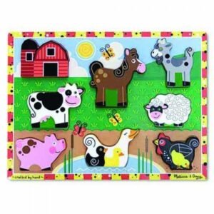 MELISSA & DOUG Farm Chunky Puzzle 8pc