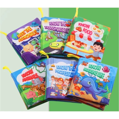 M'siaSoft Books Early Learning Books Toy Book Baby Early Cognitive Educational