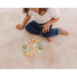 02 Bubble Wooden Learning Clock