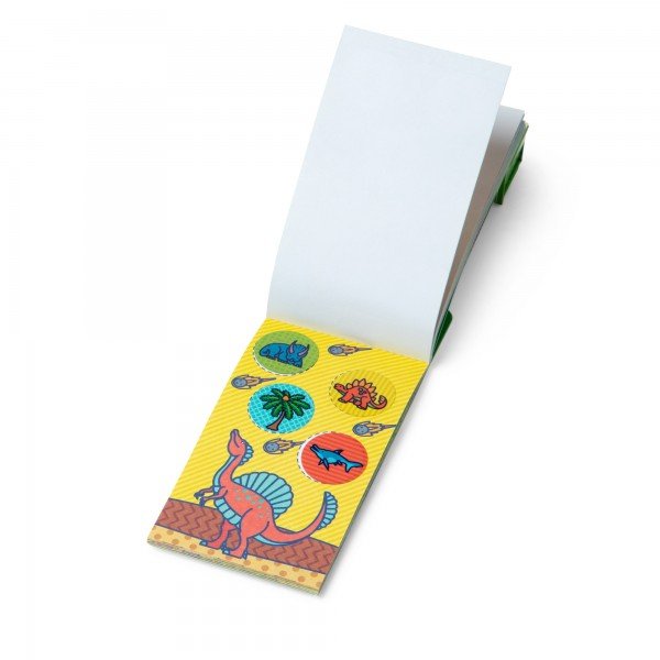 Melissa & Doug Sticker WOW! Dinosaur - Mini Activity Pad & Refill Stickers (200+ Stickers, Stamper Not Included)