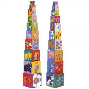 02 DJECO 10 Funny Blocks For Infants