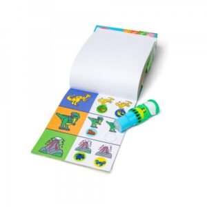 Melissa & Doug Sticker WOW! Dinosaur - Activity Pad & Sticker Stamper
