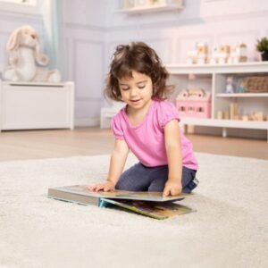 MELISSA & DOUG Poke-a-Dot: The Wheels on the Bus Wild Safari Activity Board Book