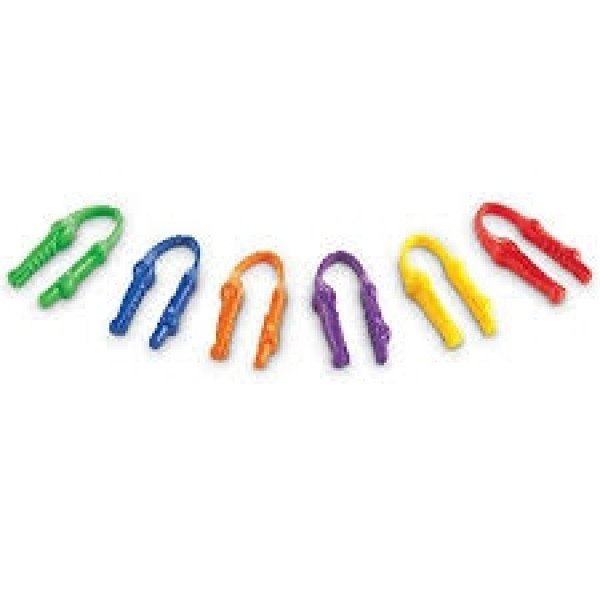 LEARNING RESOURCES Gator Grabber Tweezers- Set of 12
