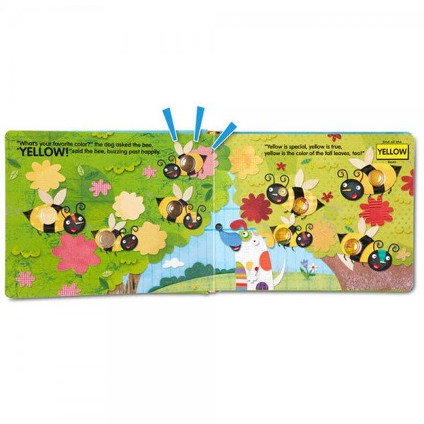 03 MELISSA & DOUG Poke-a-Dot: Favorite Color Activity Board Book