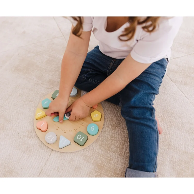03 Bubble Wooden Learning Clock