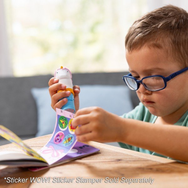 03 Melissa & Doug Sticker WOW! Favorite Things - Mini Activity Pad & Refill Stickers (200+ Stickers, Stamper Not Included)