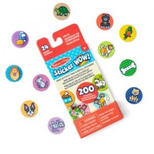 03 Melissa & Doug Sticker WOW! Pets - Mini Activity Pad & Refill Stickers (200+ Stickers, Stamper Not Included)