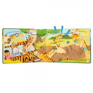 MELISSA & DOUG Poke-a-Dot: The Wheels on the Bus Wild Safari Activity Board Book