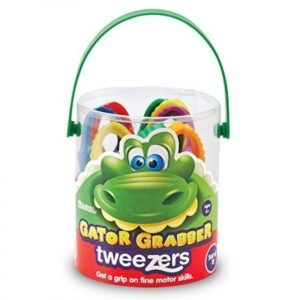 LEARNING RESOURCES Gator Grabber Tweezers- Set of 12