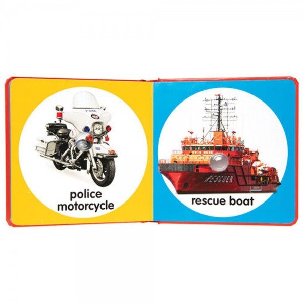 MELISSA & DOUG Poke-a-Dot: Emergency Vehicles Activity Board Book